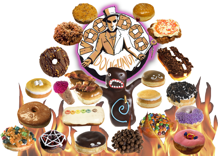 At The 2017 Celebrity Spelling Bee Auction, You Can - Voodoo Donuts (827x535), Png Download