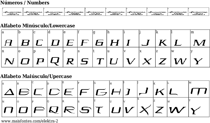 Font Details Elektra - Number (689x640), Png Download