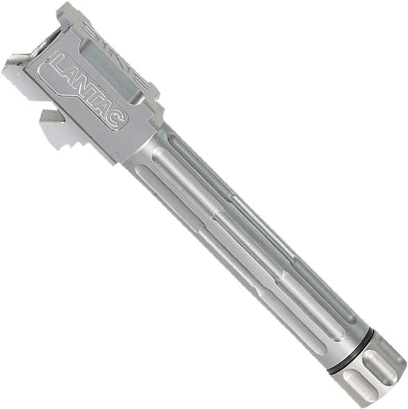 Picture Of Lantac 9ine Glock 19 Fluted Threaded Barrel - Airsoft Gun (600x600), Png Download