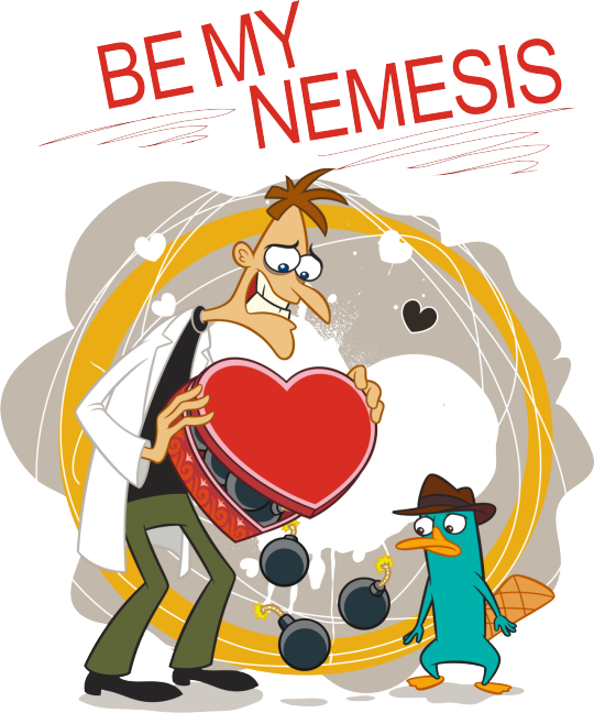 Only A Few Days Left Until Our Perryshmirtz Valentine's - Cartoon (540x648), Png Download