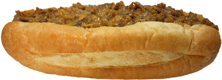 Cheesesteak Factory Cheesesteak - Chili Dog (840x456), Png Download
