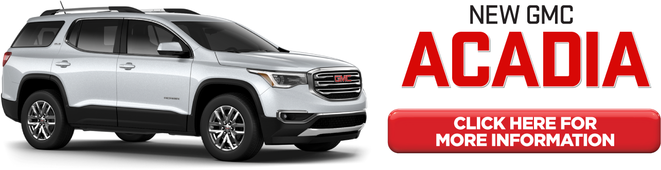 Gmc Acadia Specials In Daphne, Al - 2017 White Gmc Acadia (1400x444), Png Download
