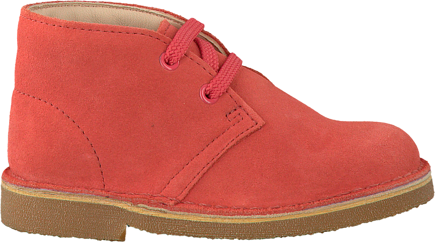 Red Lace Boot Ups Desert Clarks Kids Grqpxg - Suede (1500x846), Png Download
