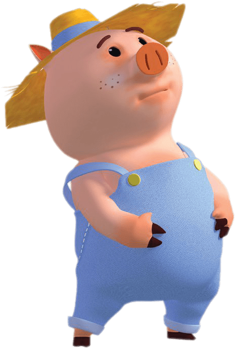 Bananas In Pyjamas Pedro The Pig - Pedro The Pig (500x720), Png Download