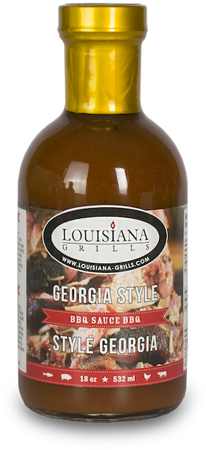 Louisiana Grills Georgia Style Bbq Sauce - Glass Bottle (500x719), Png Download