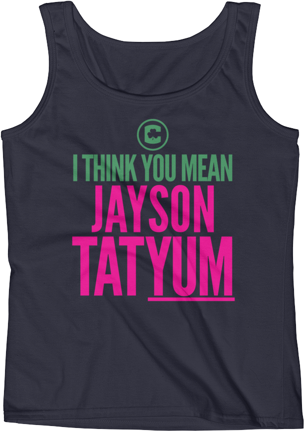 I Think You Mean Jayson Tatyum Ladies' - Active Tank (1000x1000), Png Download