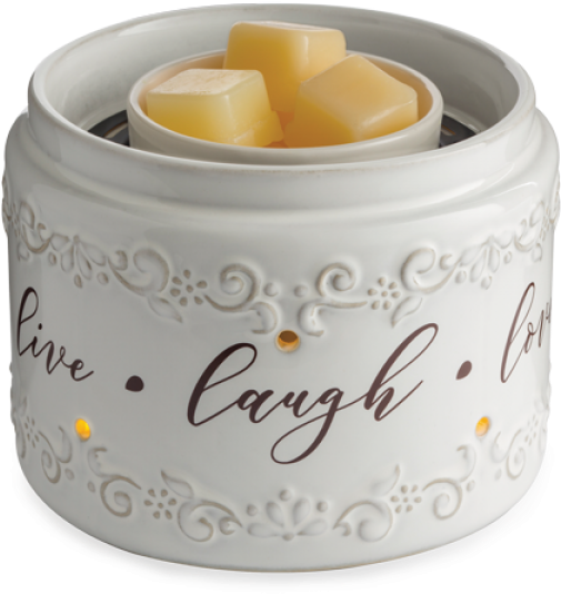Live, Laugh, Love Illuminaire Fan Fragrance Warmer - Candle Warmer (800x600), Png Download