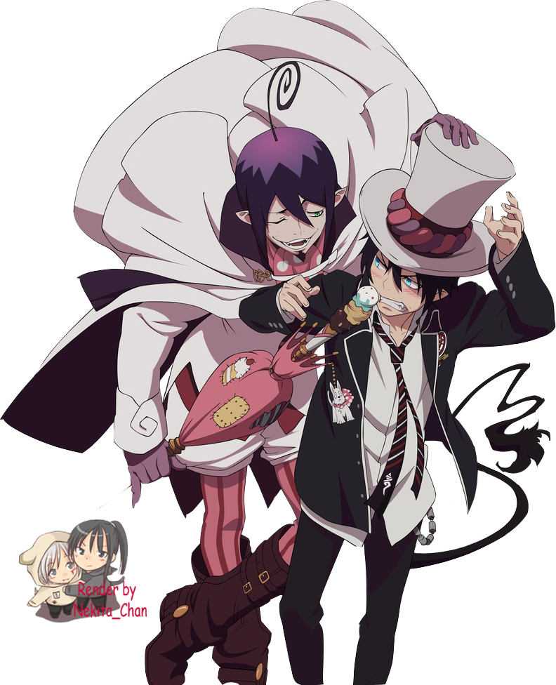 Blue Exorcist Mephisto (792x976), Png Download
