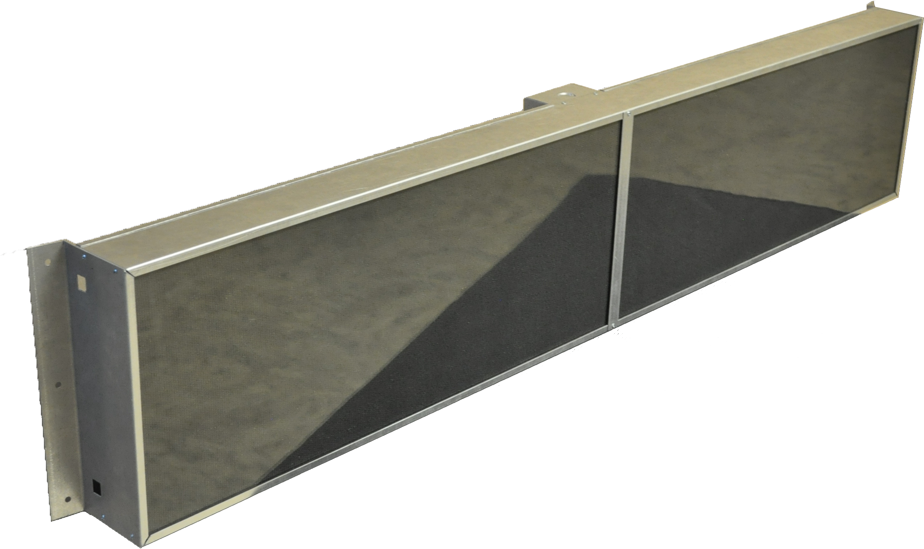 Om-model Electric Infrared Heater W Glass Face - Handrail (1904x1181), Png Download