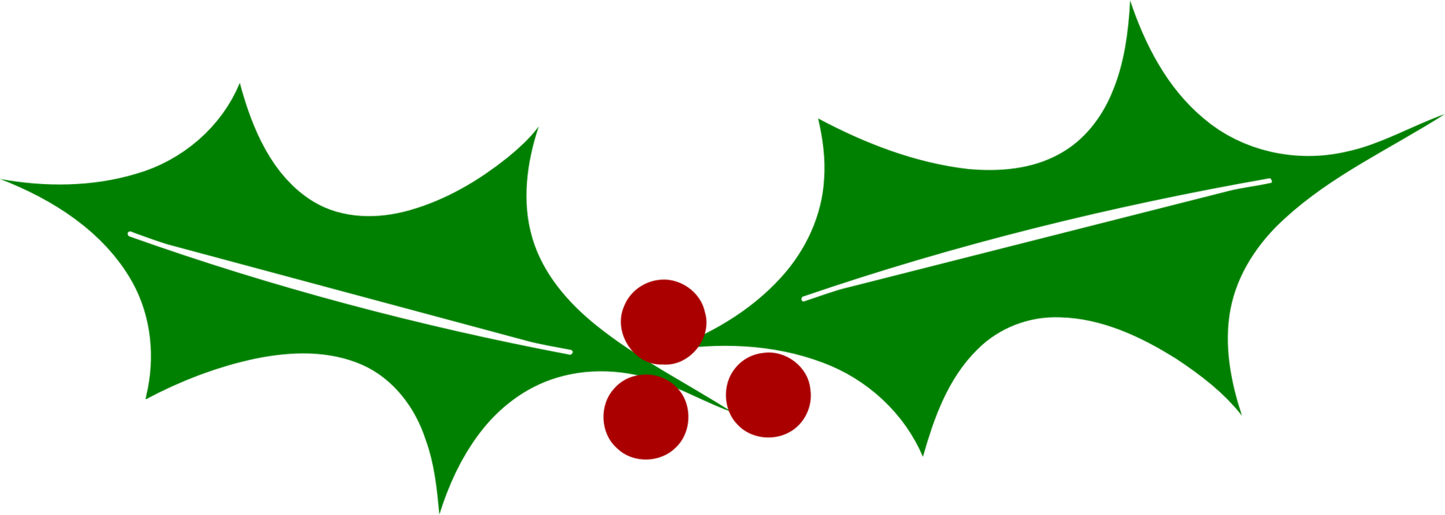 2103 X 750 1 - Branch Of Holly Svg (2103x750), Png Download