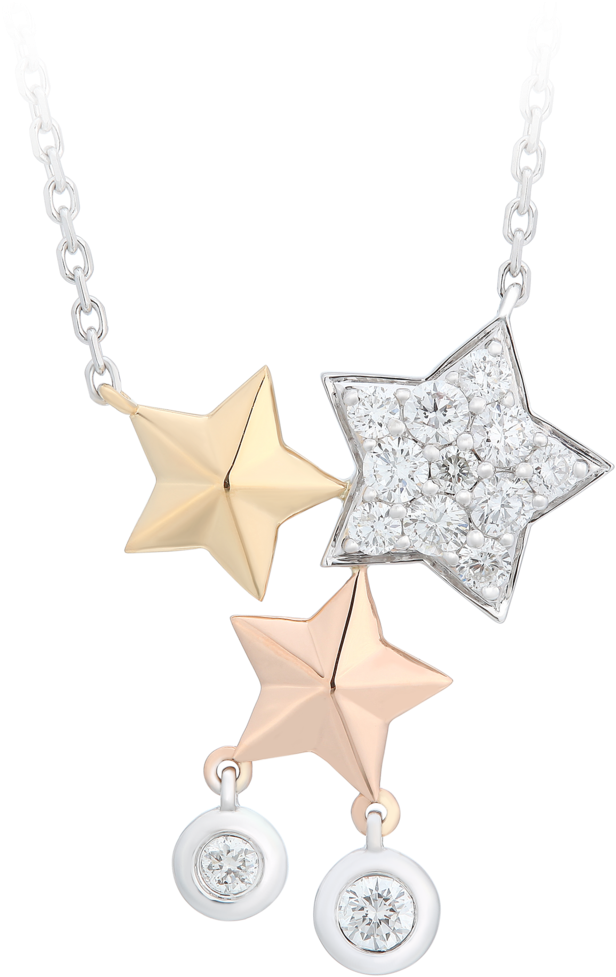 Bling Bling Little Star Necklace - Locket (1024x1024), Png Download