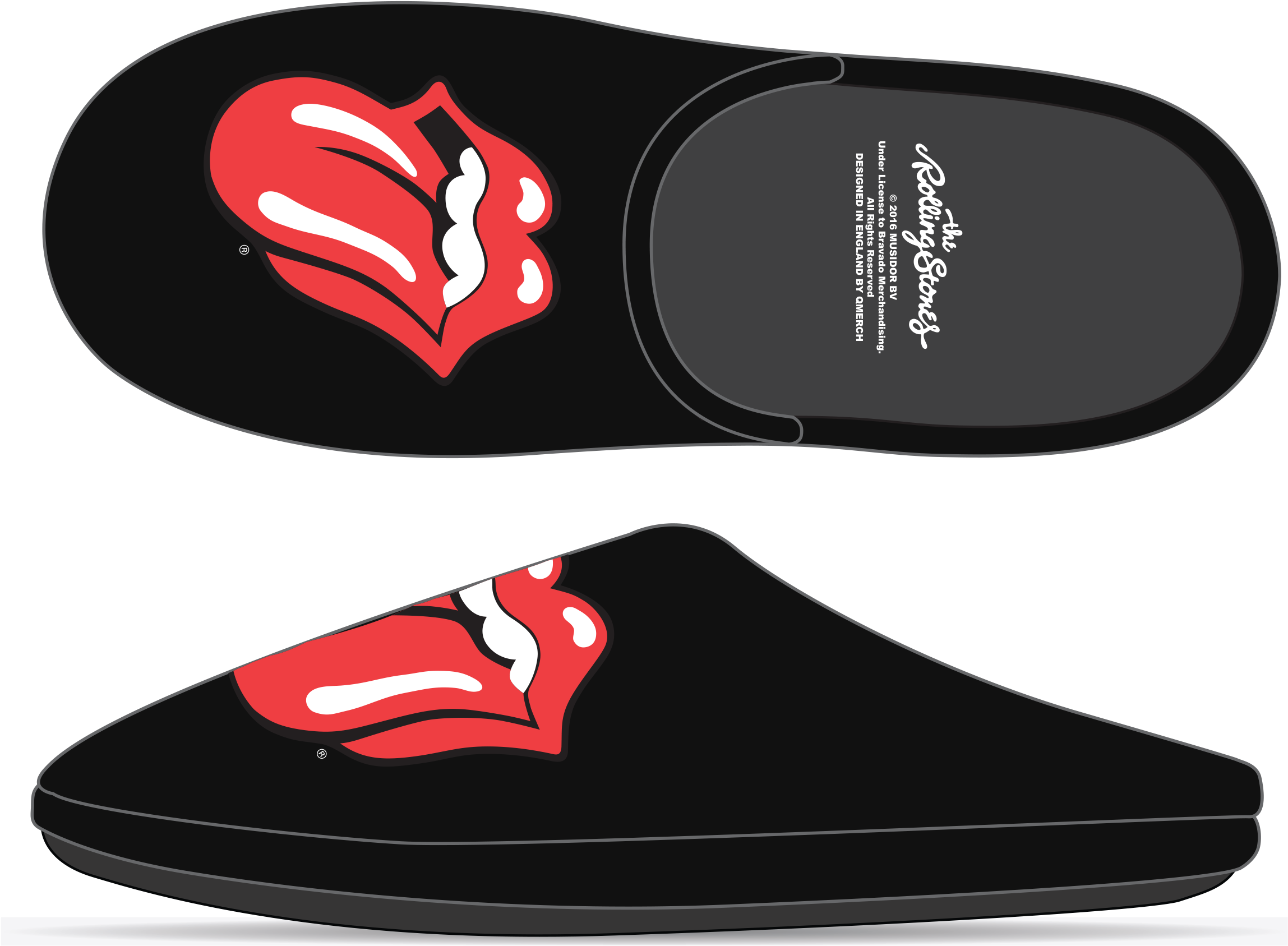 Shop By Band - Guns N Roses Slippers (2407x1828), Png Download
