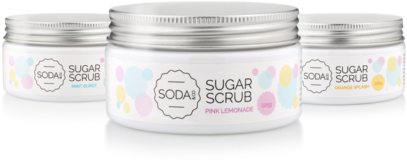 Sugar Scrub 3 Pack - Cosmetics (600x600), Png Download