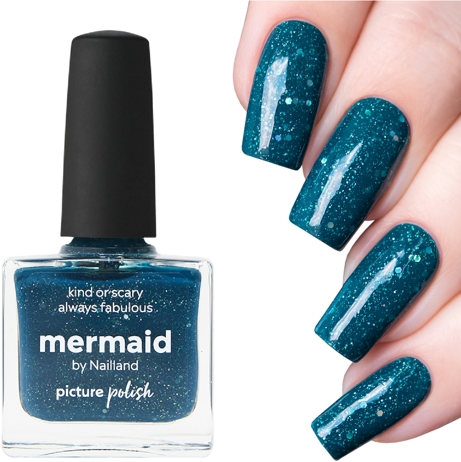 Nail Polish Mermaid - Nail Polish (1000x1000), Png Download