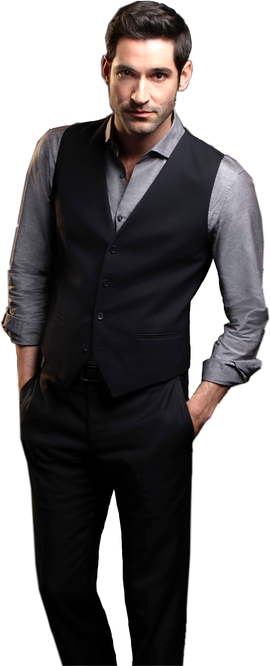 Lucifer Sticker - Tuxedo (1024x2525), Png Download