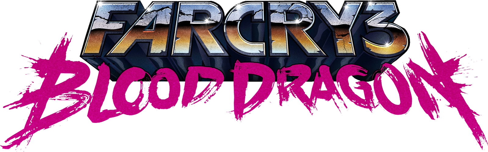 2013 - Far Cry 3 Blood Dragon Logo (1600x500), Png Download