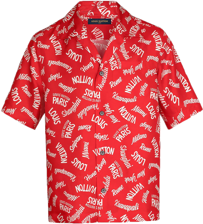 Louis Vuitton Hawaiian Shirt (794x812), Png Download