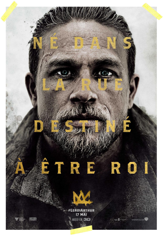 Charlie Hunnam - King Arthur (552x791), Png Download