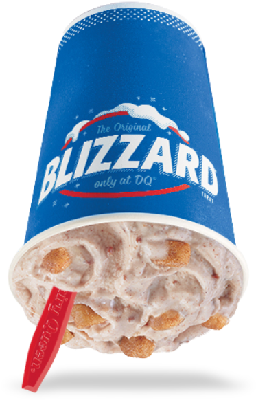 Snickerdoodle Cookie Dough Blizzard® Treat - Oreo Hot Cocoa Blizzard (564x600), Png Download