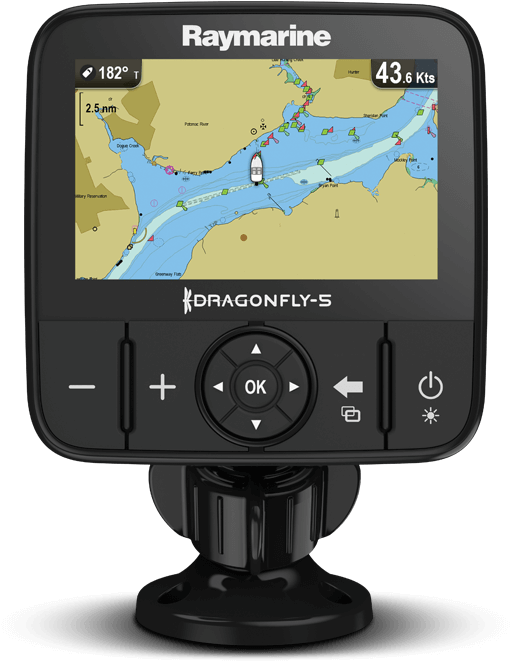 Raymarine Dragonfly 7 Gps (574x690), Png Download