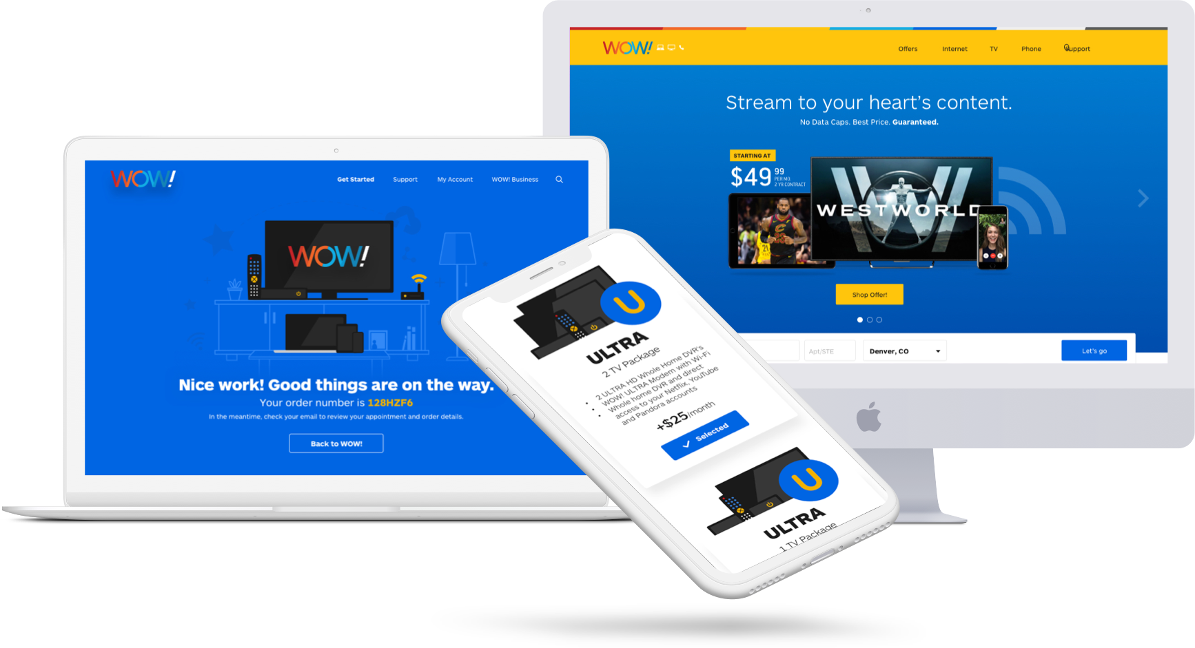Wow-hero - Online Advertising (1734x941), Png Download
