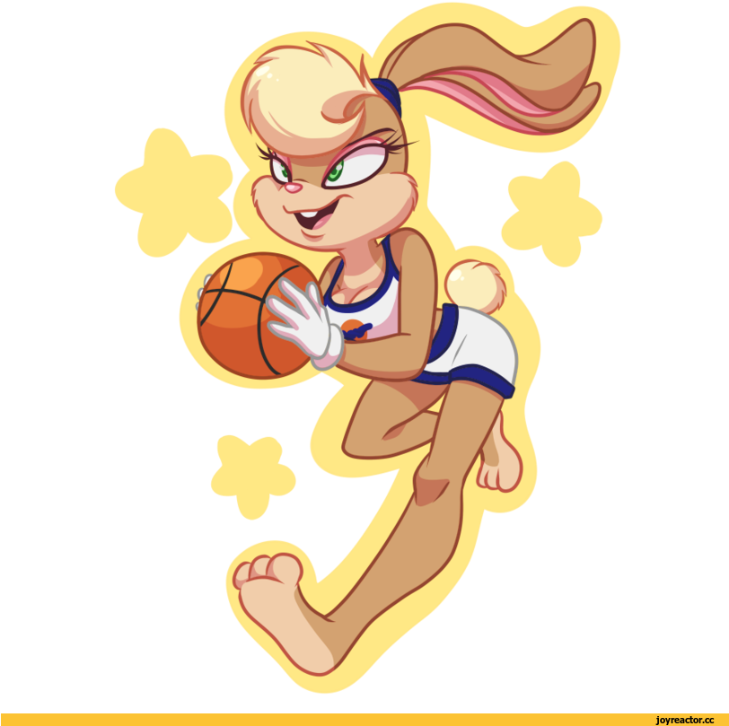 Cartoon Character With Basketball Clipart - Space Jam (811x825), Png Download