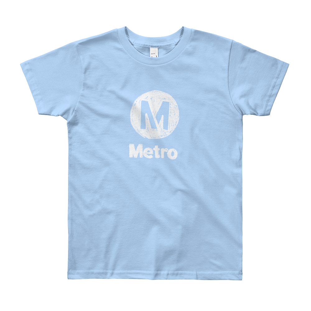 Metro Crayon Logo Kids T-shirt - T-shirt (1000x1000), Png Download