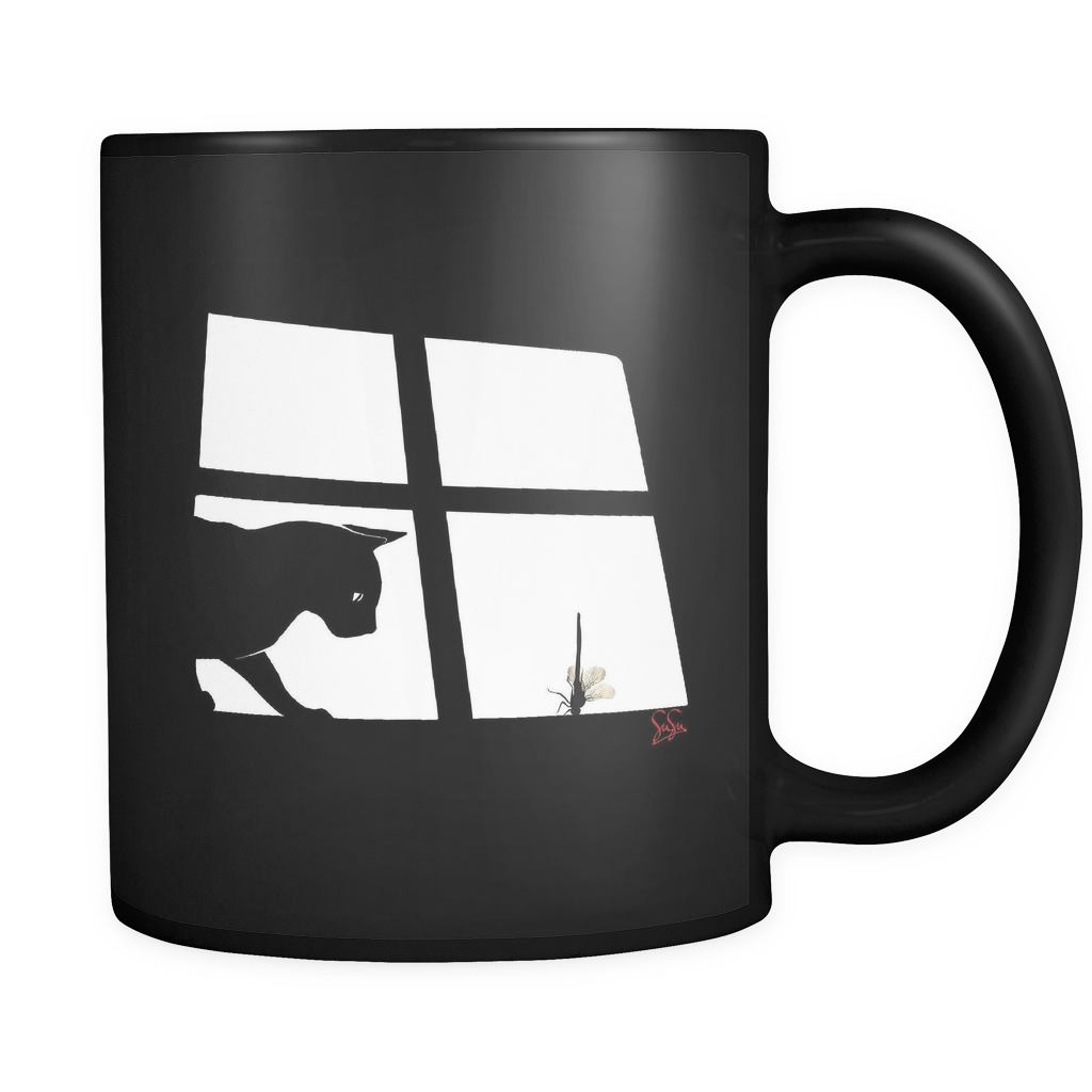 Dragonfly Mug - Funny Aviation Coffee Mugs (1024x1024), Png Download