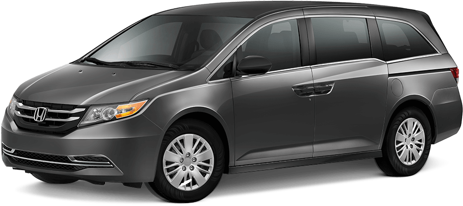 2017 Honda Odyssey - Honda Odyssey 2017 Gray (1000x459), Png Download