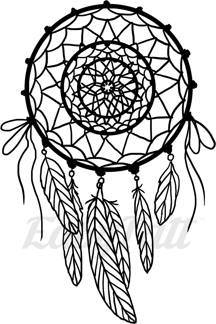 By Didi Fox - Dream Catcher Tattoo Png (710x1065), Png Download