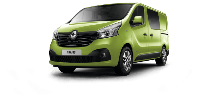 New Renault Trafic Front Side View - Nuevo Furgoneta Renault Trafic (784x522), Png Download