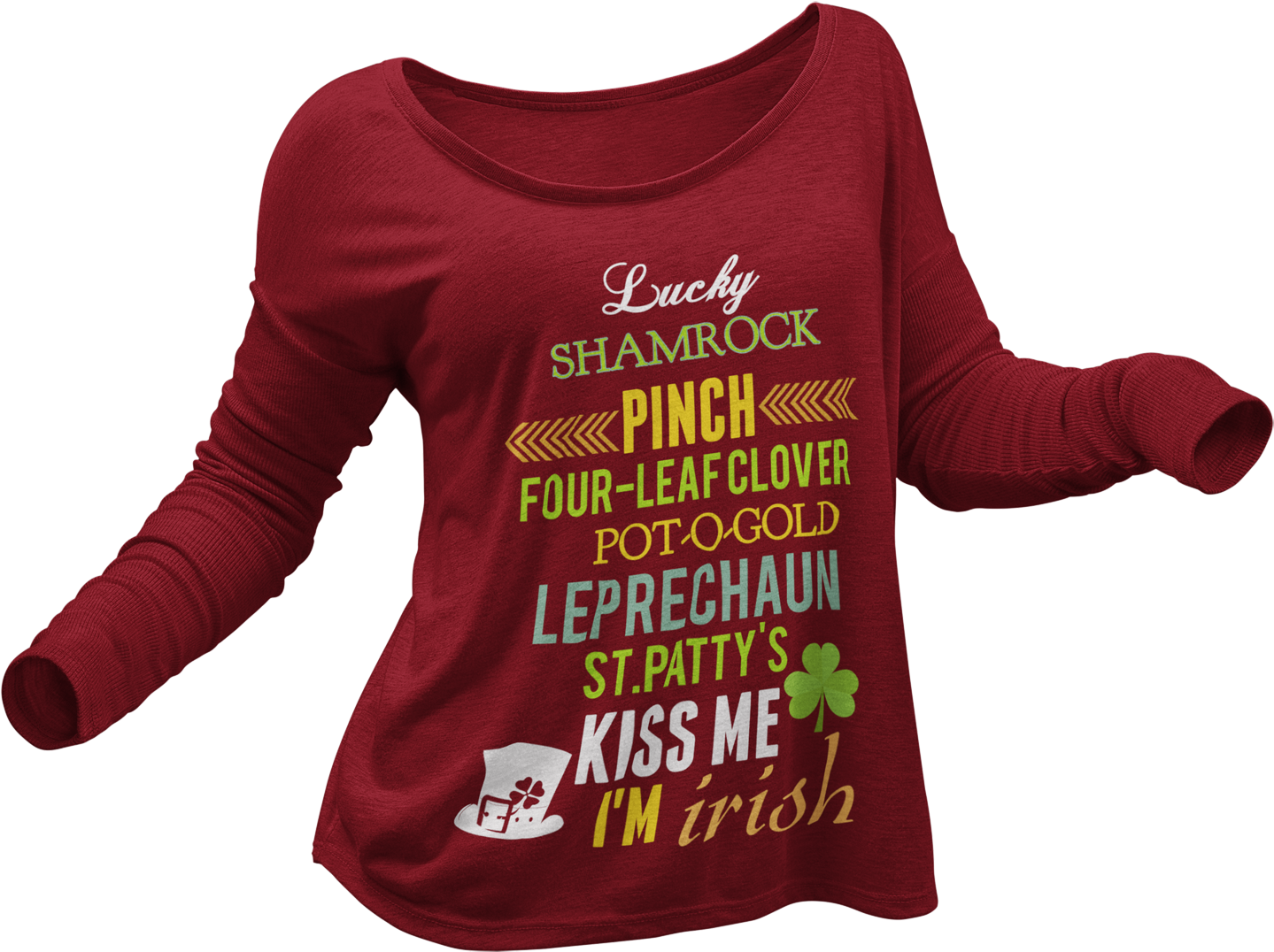 Kiss Me I'm Irish St - Girl (1920x1440), Png Download