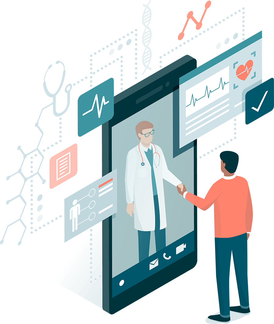 Teledoc - Patient (898x1063), Png Download