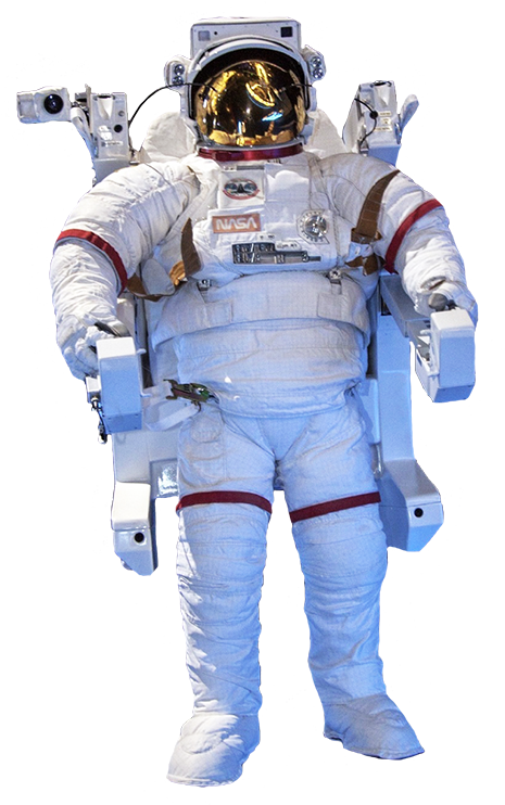 Astrounat Space Suit Clipart - Action Figure (509x827), Png Download
