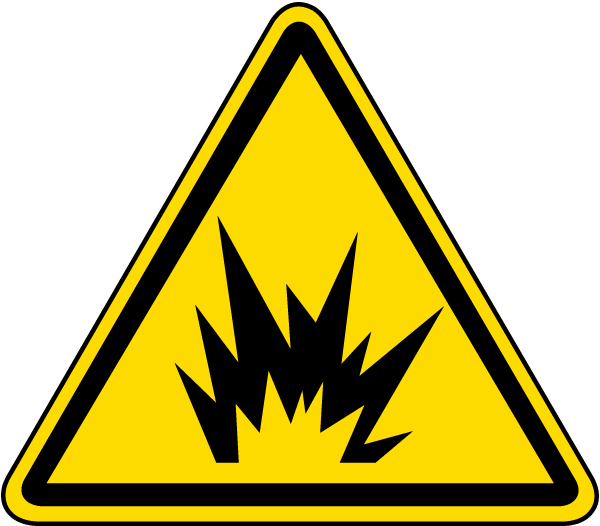 Arc Flash Explosion Warning Label - Biological Hazard Warning Sign (600x526), Png Download