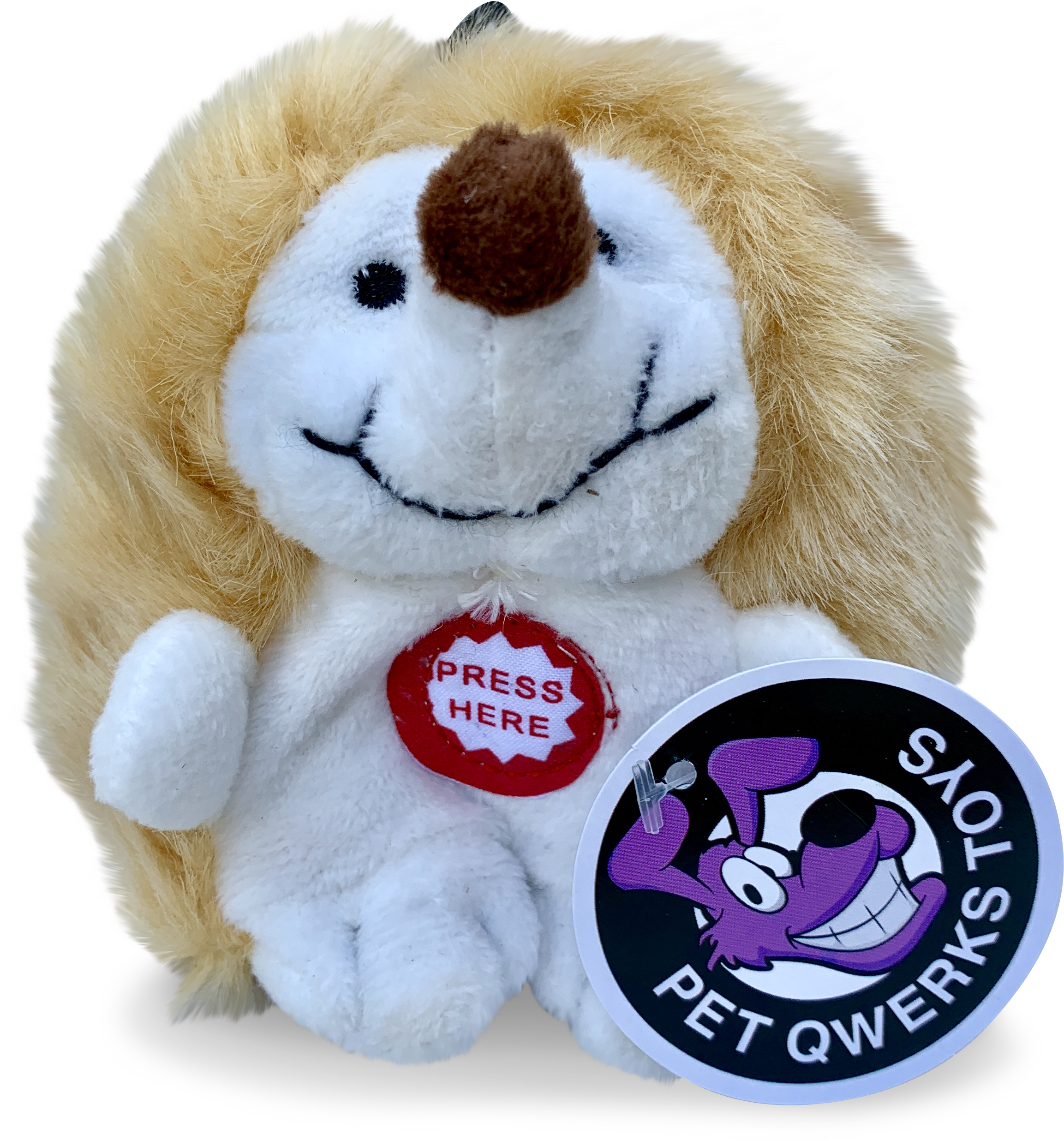 Plush Hedgehog With Cute Electronic Chattering Sounds - Pet Qwerks (3024x4032), Png Download