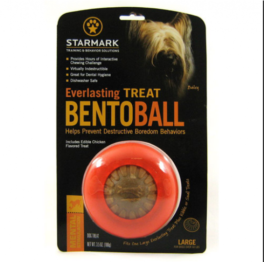 Starmark Everlasting Bento Ball Large - Companion Dog (540x676), Png Download