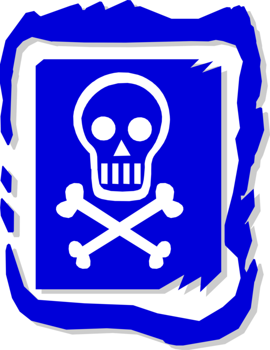 Vector Illustration Of Skull And Crossbones Identify - Christmas Death (540x700), Png Download