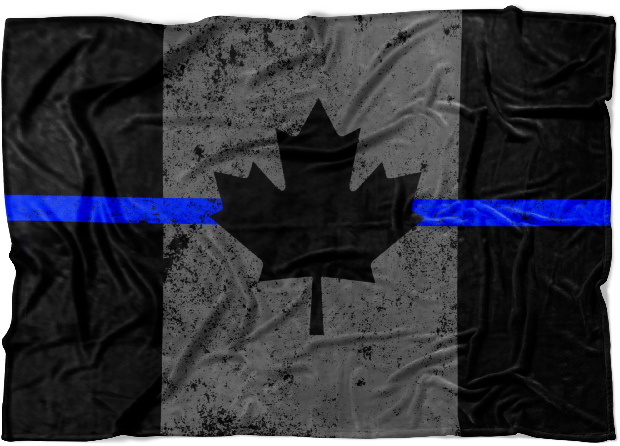 Tbl Canadian Maple Leaf Flag V2 Fleece Blanket - Canada Written (2000x2000), Png Download