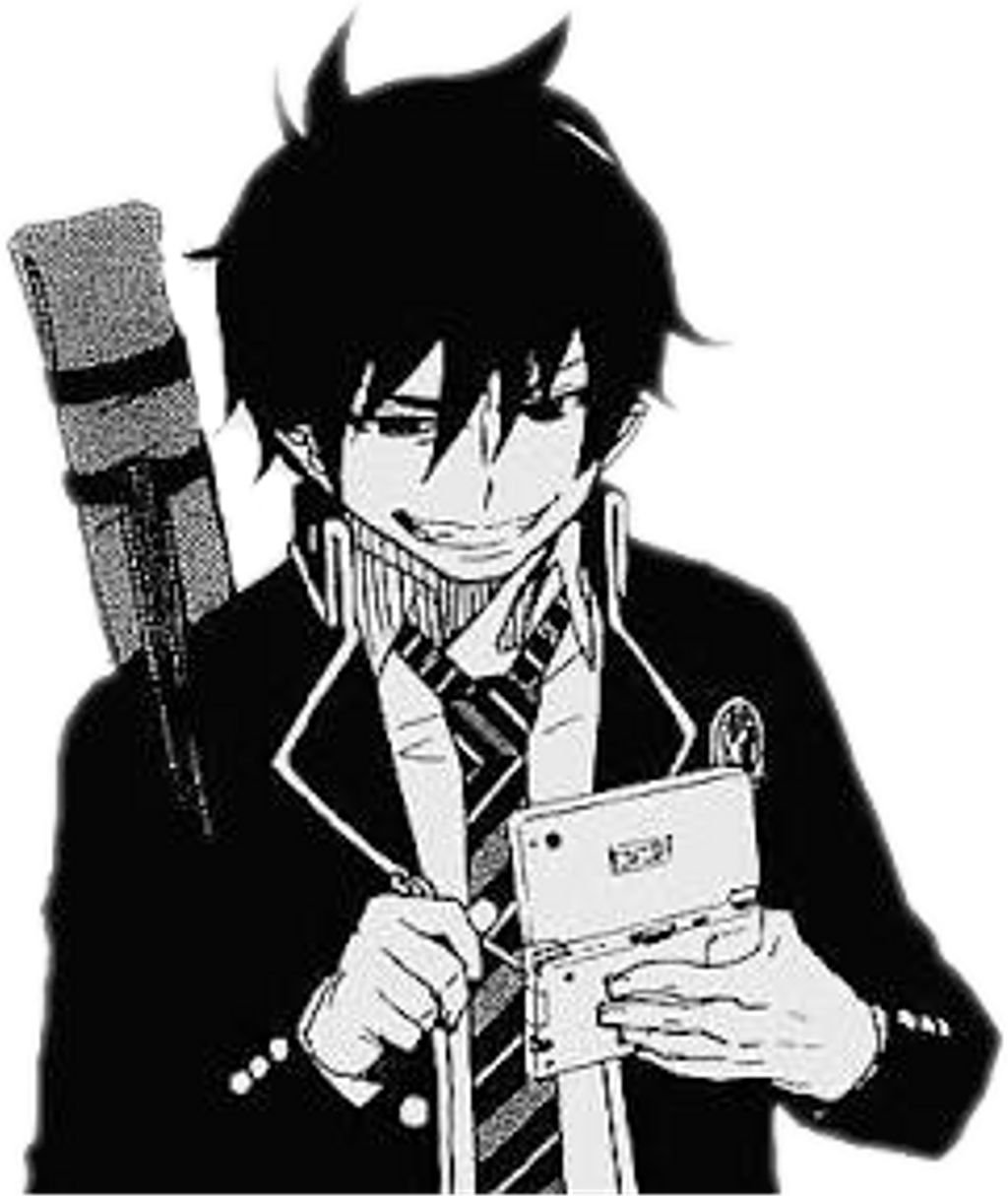 Rinokumura Rin Okumura Anime Manga Aonoexorcist Blueexo - Blue Exorcist Rin Manga (1024x1215), Png Download