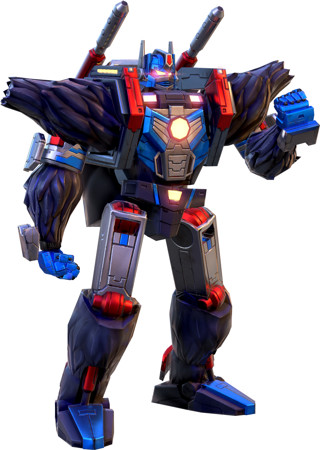 Updates On Transformers - Transformer Earth Wars Optimus Maximus Vs Bruticus (1600x1600), Png Download