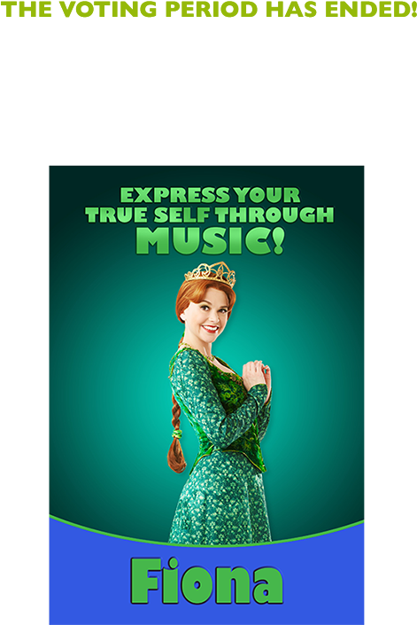 Shrek The Musical Fiona (495x719), Png Download