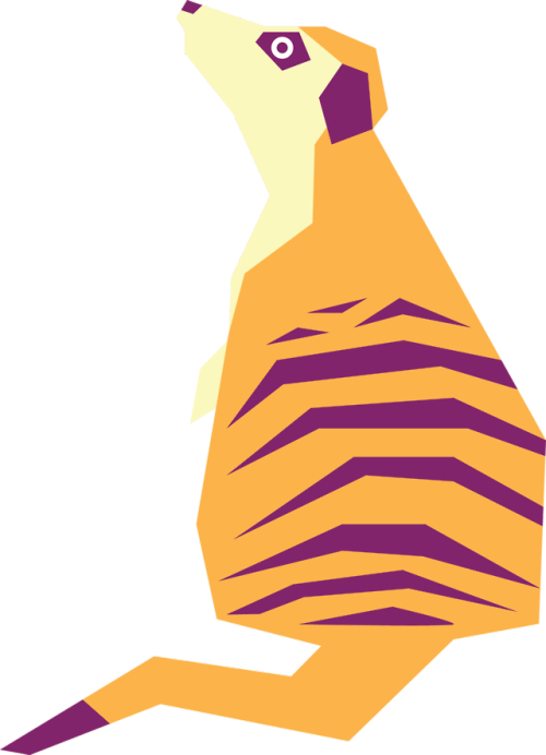 A Modern Animal For Today's Vector, Here's A Meerkat - Illustration (500x692), Png Download