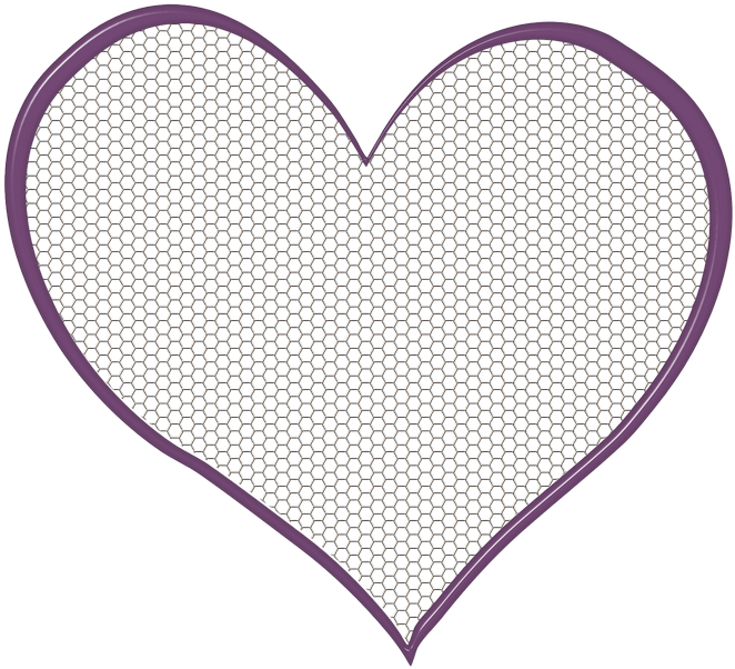 Silver Hearts Png - Heart (670x607), Png Download