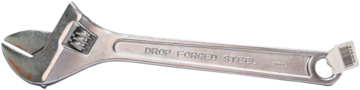 Fuller Adjustable Wrench 375m - Adjustable Spanner (763x571), Png Download