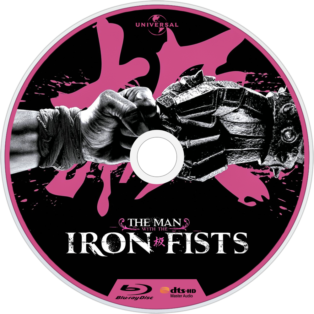 The Man With The Iron Fists Bluray Disc Image - Man With The Iron Fists Score (1000x1000), Png Download