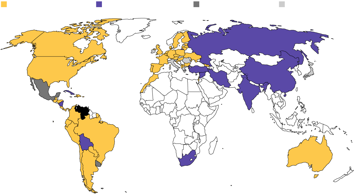 Maduro Vs Guaido - World Map Of Coal Reserves (1240x680), Png Download