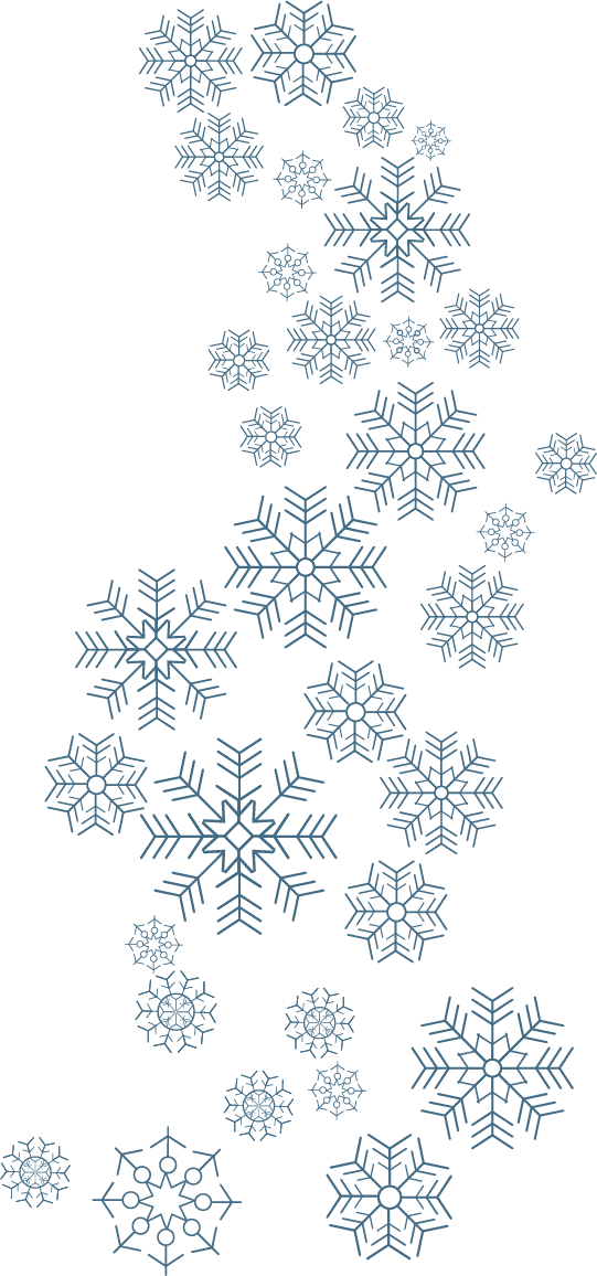 Beautiful Flurries Winter Snow Vector Snowflake Schema Copos De Nieve Png Vector Full Size Png Download Seekpng