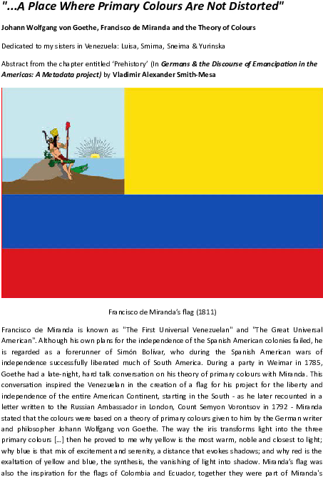 Docx - " - - Bandera De Venezuela De 1811 (595x842), Png Download