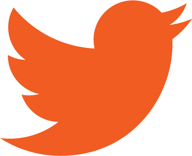 Item Information - Red Twitter Logo Orange (625x625), Png Download